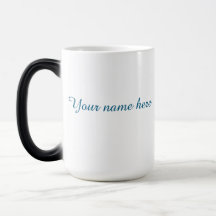 Mug de nome personalizado - Taça de café cerâmico 