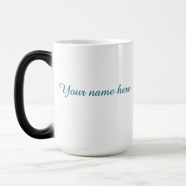 Caneca Mágica Mug de nome personalizado - Taça de café cerâmico