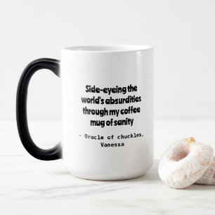 Caneca Mágica Mug de Personalização Humor do Café Cínico