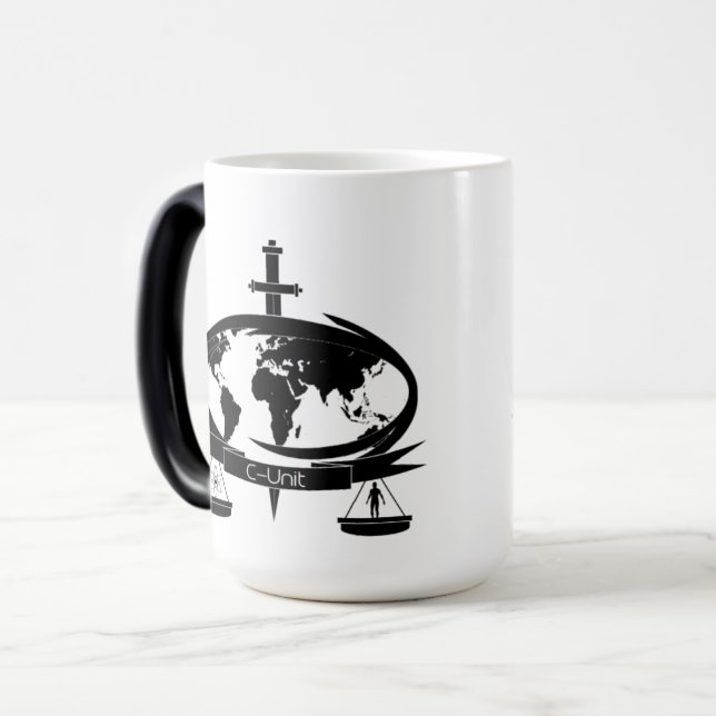 Caneca Mágica Mug de Título de Unidade C e de Armador - Revelaçã (Frente Esquerda)