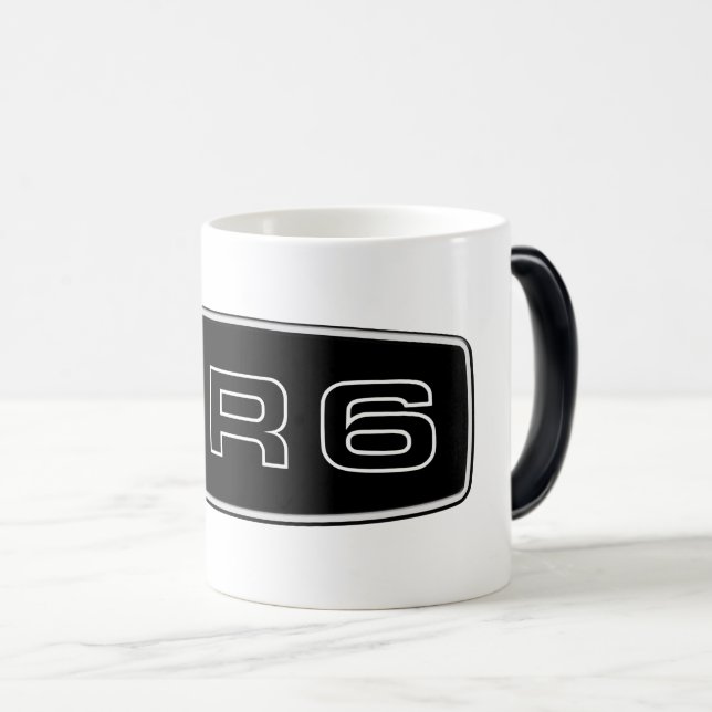 Caneca Mágica Mug do logotipo TR6 (Frente Esquerda)