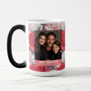 Caneca Mágica Mug Flor Rosa Costeira Pai de Primeira Viagem Foto