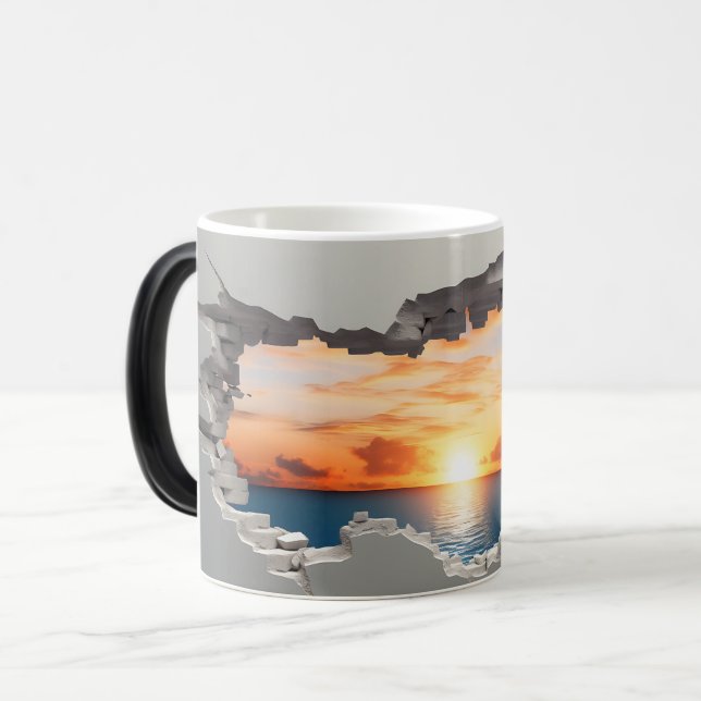 Caneca Mágica Mug Magic 3D Landscape (Frente Esquerda)