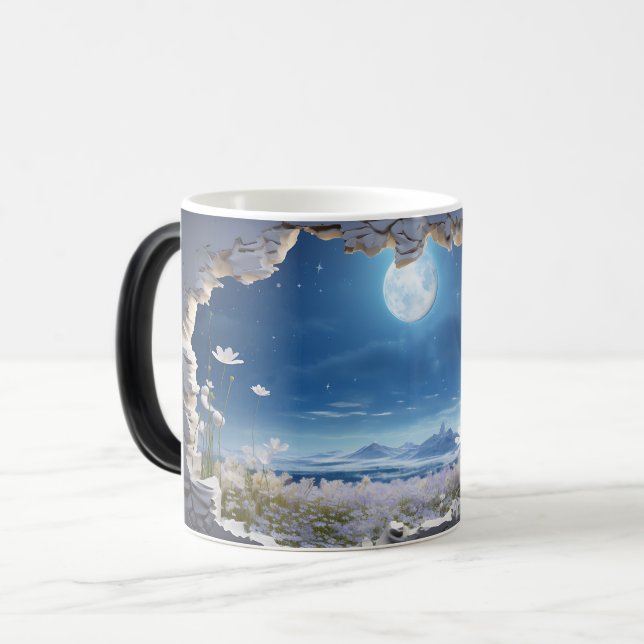 Caneca Mágica Mug Magic 3D Landscape (Frente Esquerda)
