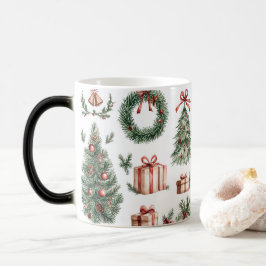 Caneca Mágica Mug Magic Festive Vintage Christmas