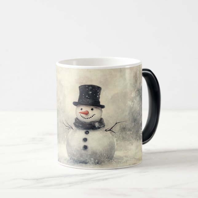 Caneca Mágica Mug Magic Festive Vintage Christmas (Frente Esquerda)
