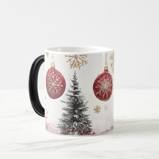 Caneca Mágica Mug Magic Festive Vintage Christmas (Frente Esquerda)