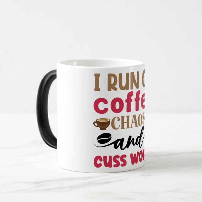 Caneca Mágica Mug Magic Funny Office Coffee Quotes (Frente Esquerda)
