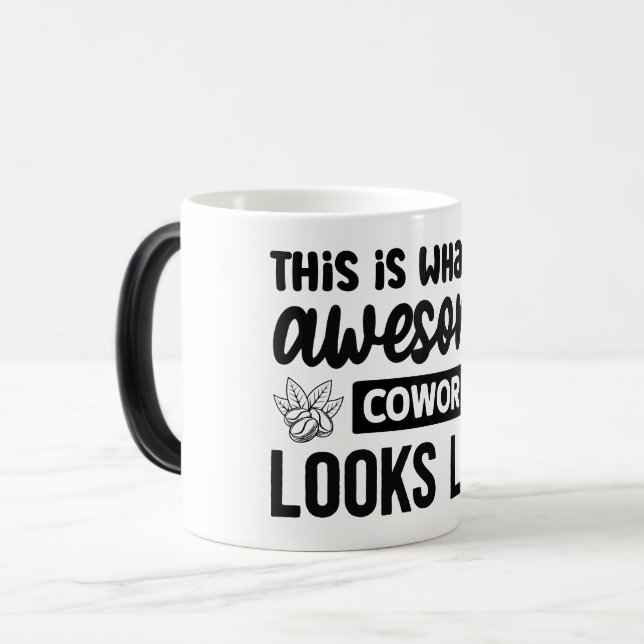 Caneca Mágica Mug Magic Funny Office Coffee Quotes (Frente Esquerda)