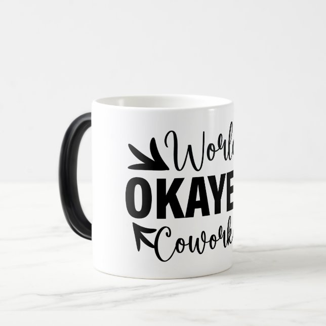 Caneca Mágica Mug Magic Funny Office Coffee Quotes (Frente Esquerda)