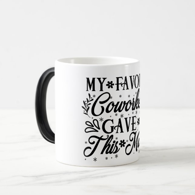 Caneca Mágica Mug Magic Funny Office Coffee Quotes (Frente Esquerda)