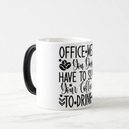 Caneca Mágica Mug Magic Funny Office Coffee Quotes