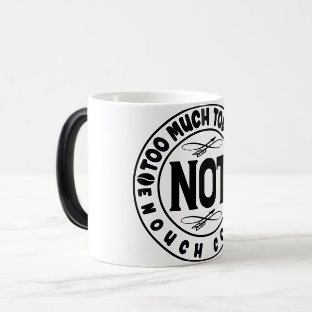 Caneca Mágica Mug Magic Funny Office Coffee Quotes (Frente Esquerda)