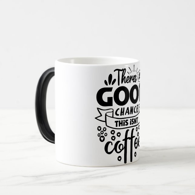Caneca Mágica Mug Magic Funny Office Coffee Quotes (Frente Esquerda)
