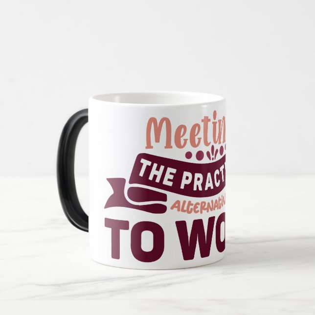 Caneca Mágica Mug Magic Funny Office Coffee Quotes (Frente Esquerda)
