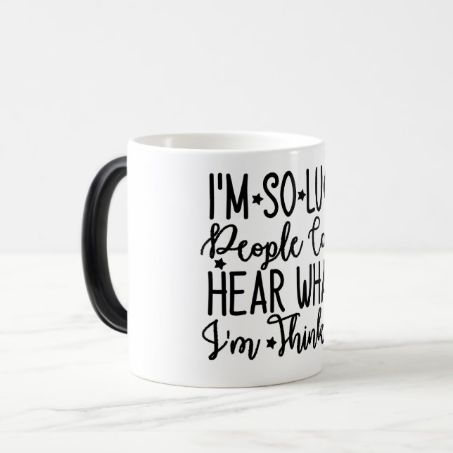 Caneca Mágica Mug Magic Funny Office Coffee Quotes (Frente Esquerda)