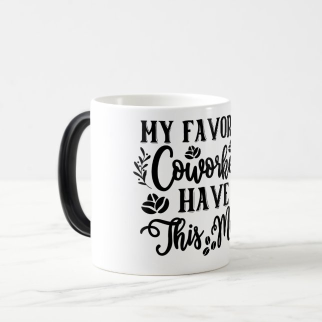 Caneca Mágica Mug Magic Funny Office Coffee Quotes (Frente Esquerda)