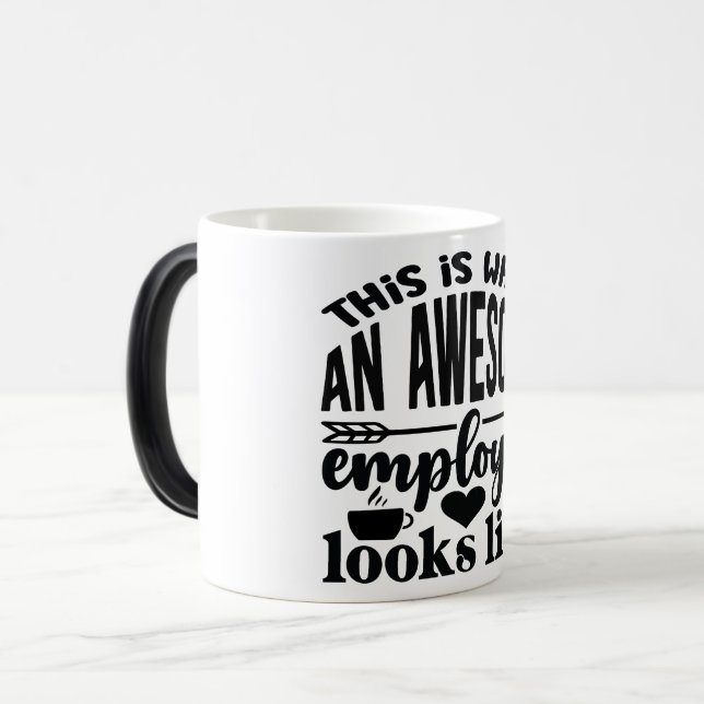 Caneca Mágica Mug Magic Funny Office Coffee Quotes (Frente Esquerda)