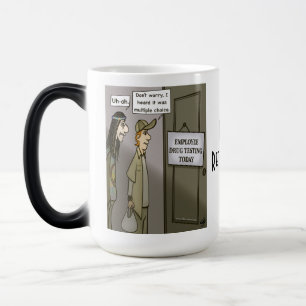 Caneca Mágica Mug Morphing de Teste de Funcionário