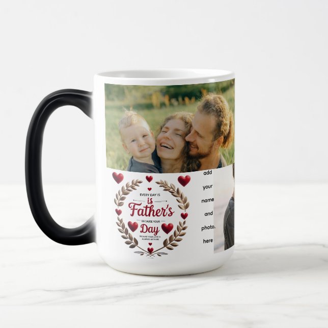 Caneca Mágica Mug Morphing Personalizado De 15 Oz (Esquerda)