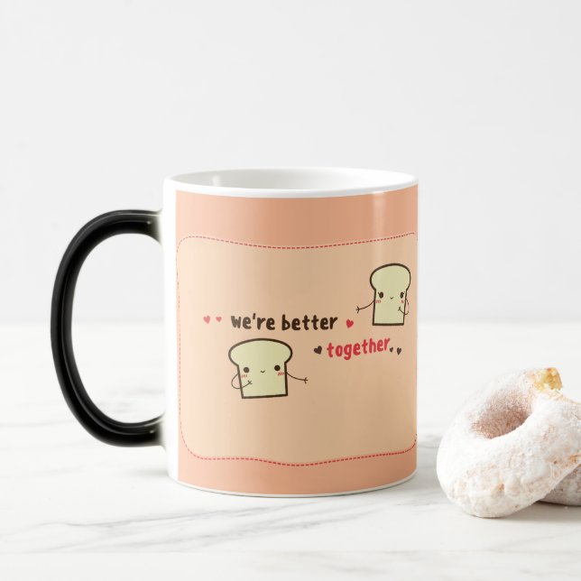 Caneca Mágica Mug - Um presente perfeito para o seu amado (Com Donut)