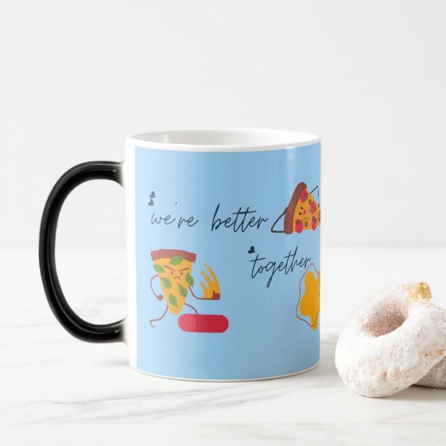 Caneca Mágica Mug - Um símbolo do amor sem fim (Com Donut)