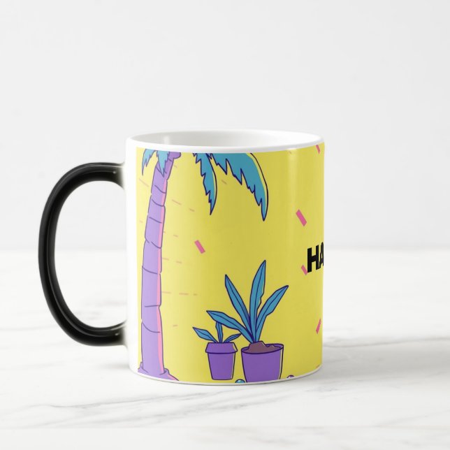 Caneca Mágica Mug With Astronaut Relaxing in his Chair (Esquerda)