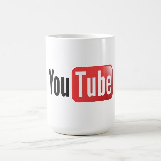 Caneca Mágica Mug YouTube de alta qualidade (Center)