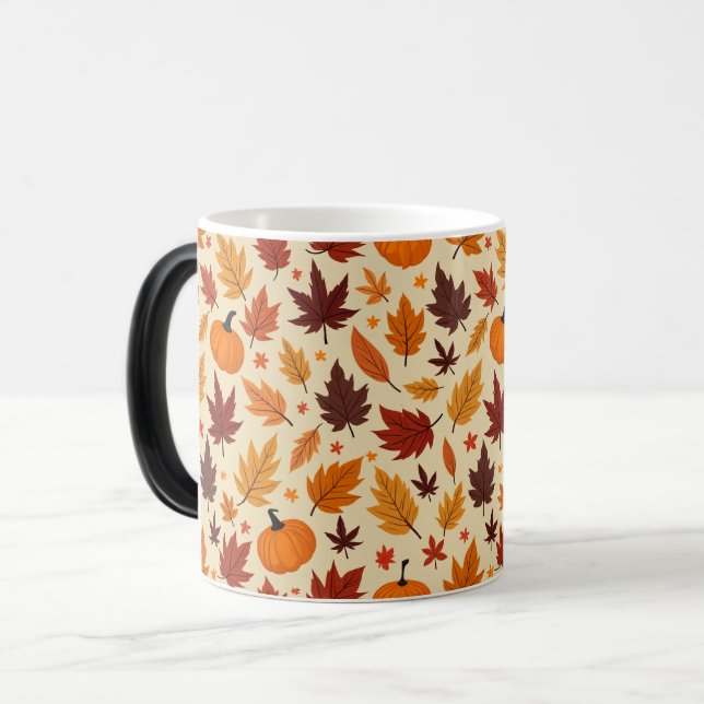Caneca Mágica Mugs de Ação de Graças (Frente Esquerda)