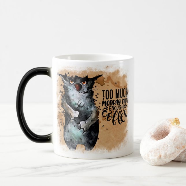 Caneca Mágica Muita segunda-feira   (Com Donut)