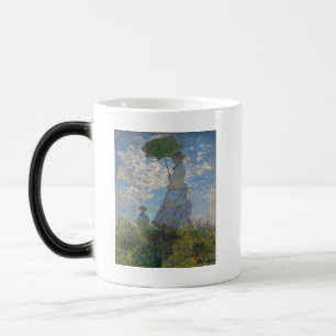 Caneca Mágica Mulher de Claude Monet com um parasol 1875