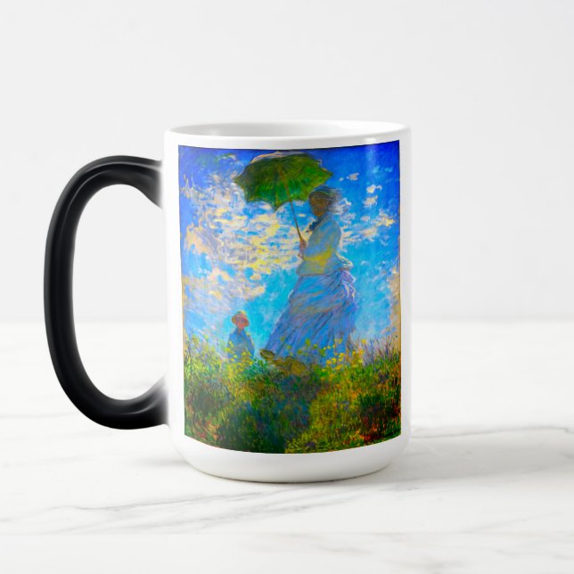 Caneca Mágica Mulher Monet com Parasol (Esquerda)