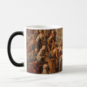 Caneca Mágica Mural Mural do estilo medieval