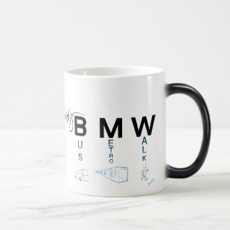 Caneca Mágica My BMW - Autocarros, Metro, Walk