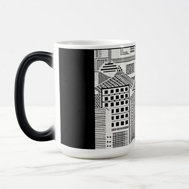 Caneca Mágica Na Cidade Morphing Mug (Esquerda)
