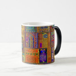 Caneca Mágica Na moda de arábico de ornamento