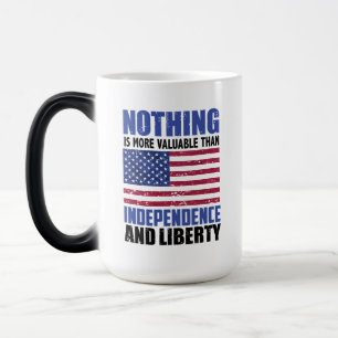 Caneca Mágica Nada é mais valioso do que a Independência e o Lic