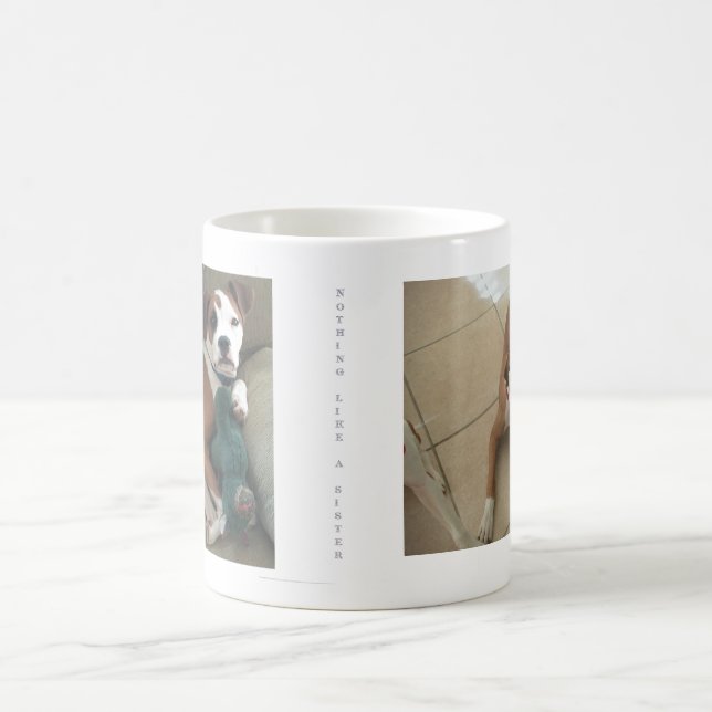 Caneca Mágica Nada gosta de uma irmã, de um Pi e de um camelo, (Centro)