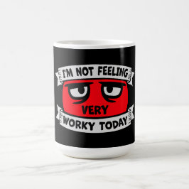Caneca Mágica Não Estou Me Sentindo Muito Trabalhador Hoje Humor