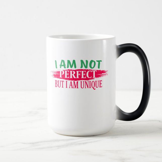 Caneca Mágica Não sou perfeito, mas sou único (Direita)
