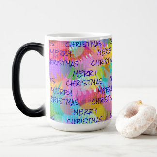 CANECA MÁGICA NATAL DE MERCADORIAS PERSONALIZADO E COM COR ESPAR