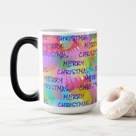CANECA MÁGICA NATAL PERSONALIZADO ESPELHANTE COLORIDO