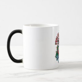 Caneca Mágica Natal Sentindo-se Alegre