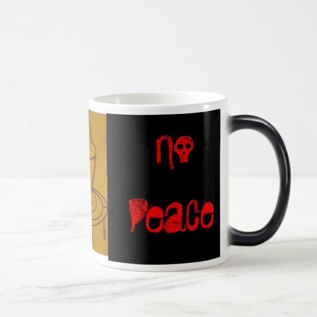 Caneca Mágica Nenhum café nenhuma paz (Direita)