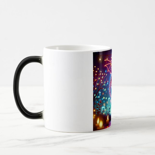 Caneca Mágica  neon dragon trainer (Esquerda)