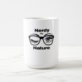 Caneca Mágica Nerdy pela Nature Funny Geek com Óculos