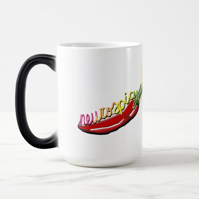 Caneca Mágica Neurospicice - Letras Neon com Pimenta (Esquerda)