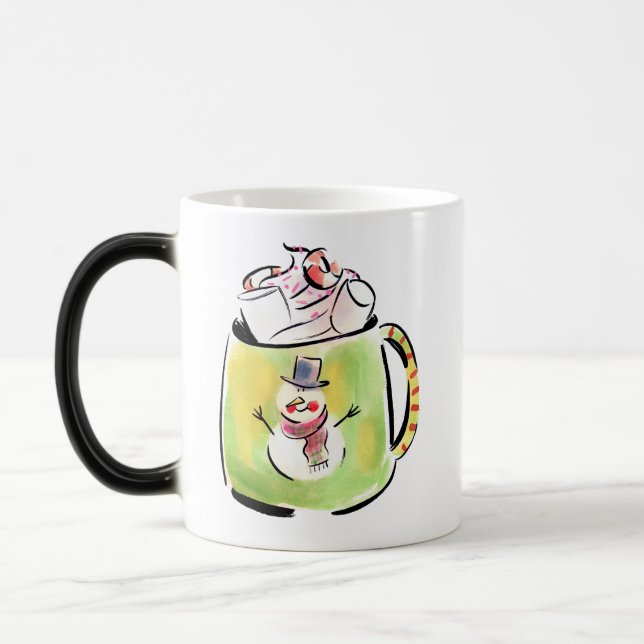 Caneca Mágica Neve e cacau (Esquerda)