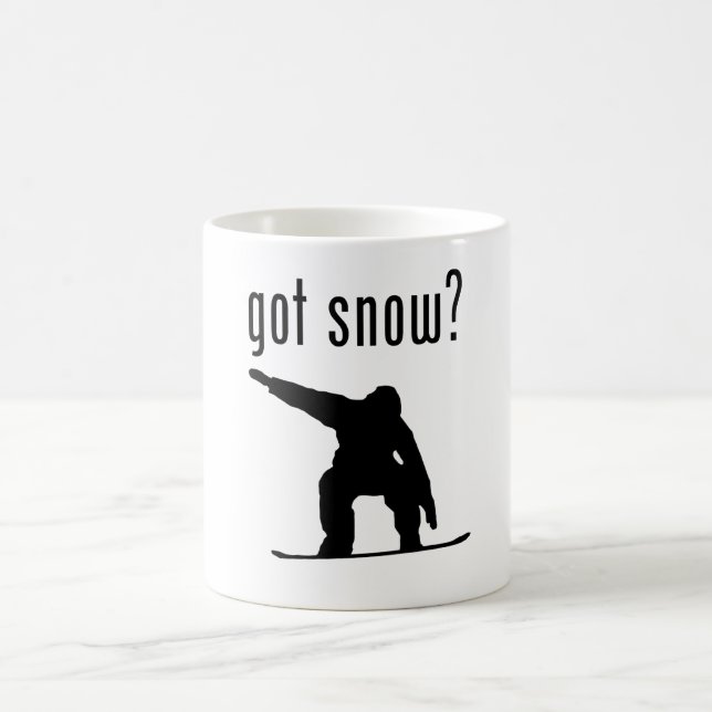 Caneca Mágica neve obtida? Snowboarding (Centro)