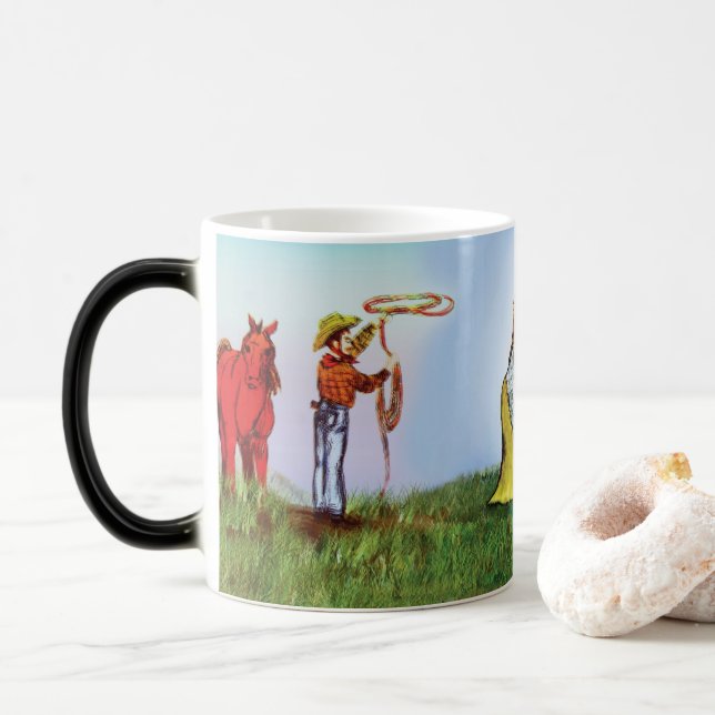 Caneca Mágica No Ranch (Com Donut)